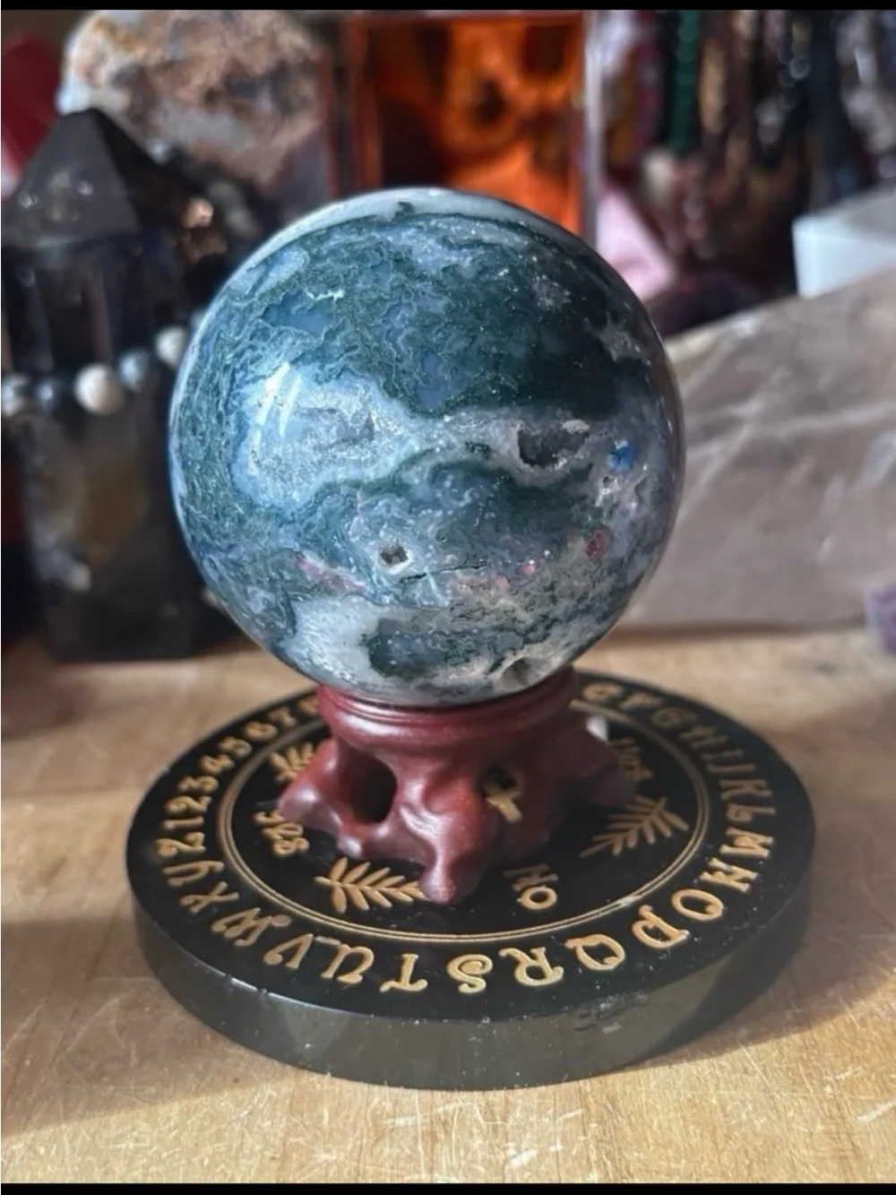Moss Agate Sphere
